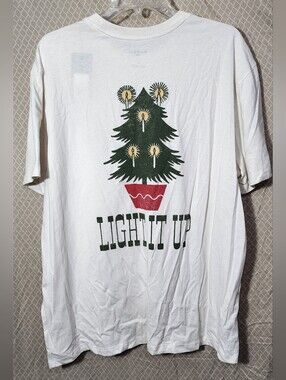 NWT Goodfellow & Co. Christmas 'Light it up' Tshirt Women's XL